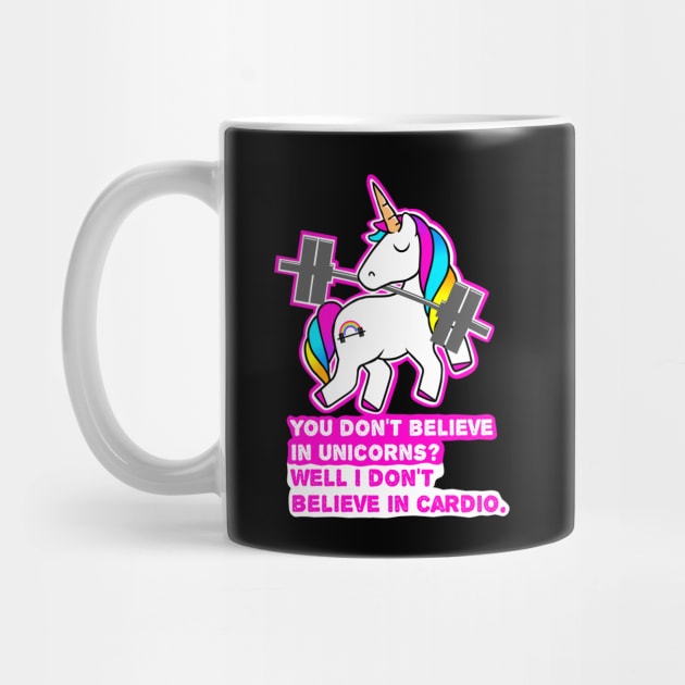 Unicorns hate doing cardio by TimAddisonArt